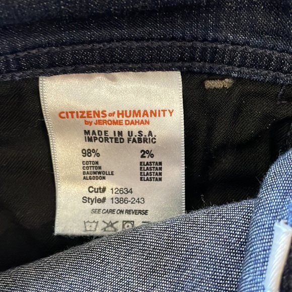 Citizens of Humanity Dani cuffed denim. Size 30. Great condition. - Picture 6 of 6